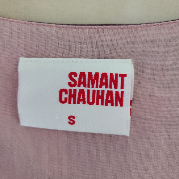 Anthropologie Vibrant Pink and Purple Midi Dress - Picture 11 of 14